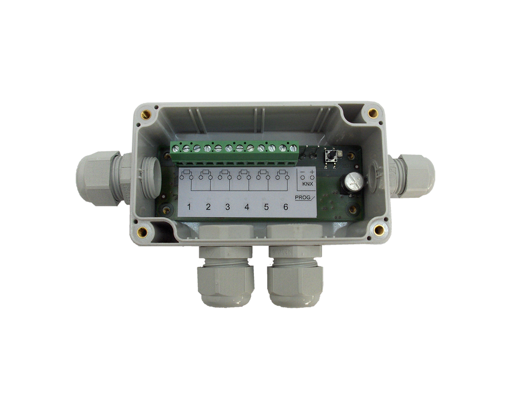 KNX Temperature Controller/Sensor 6-channel, surface mounted KNX Temperature Controller/Sensor 6-channel, surface mounted